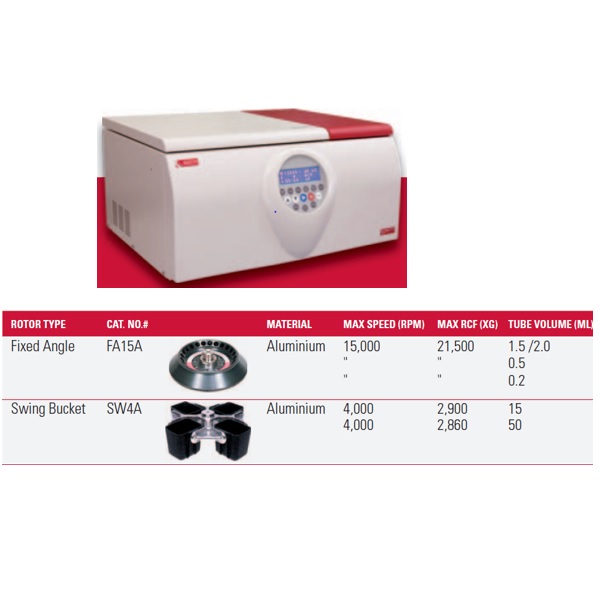 צנטריפוגה שולחנית מקוררת Refrigerated Benchtop Centrifuge